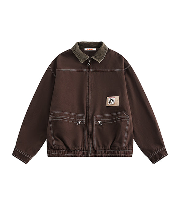 BAKYARDER Vintage Workwear Denim Jacket