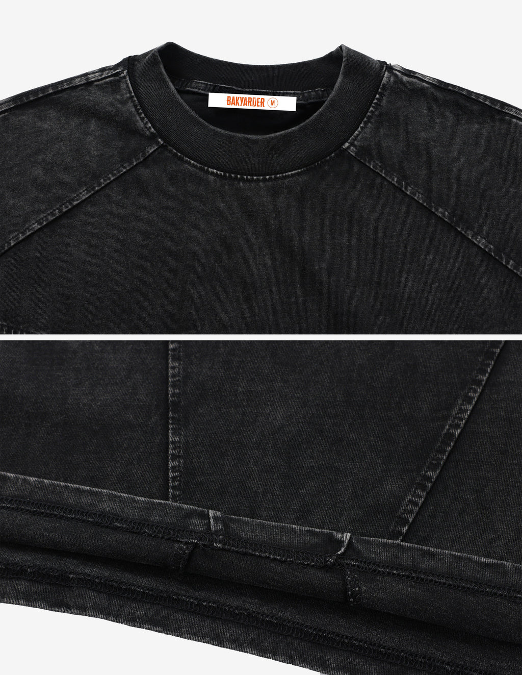 BAKYARDER Deconstructed Patchwork Washed T-Shirt