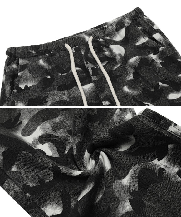 BAKYARDER Vintage Wash Camouflage Pants