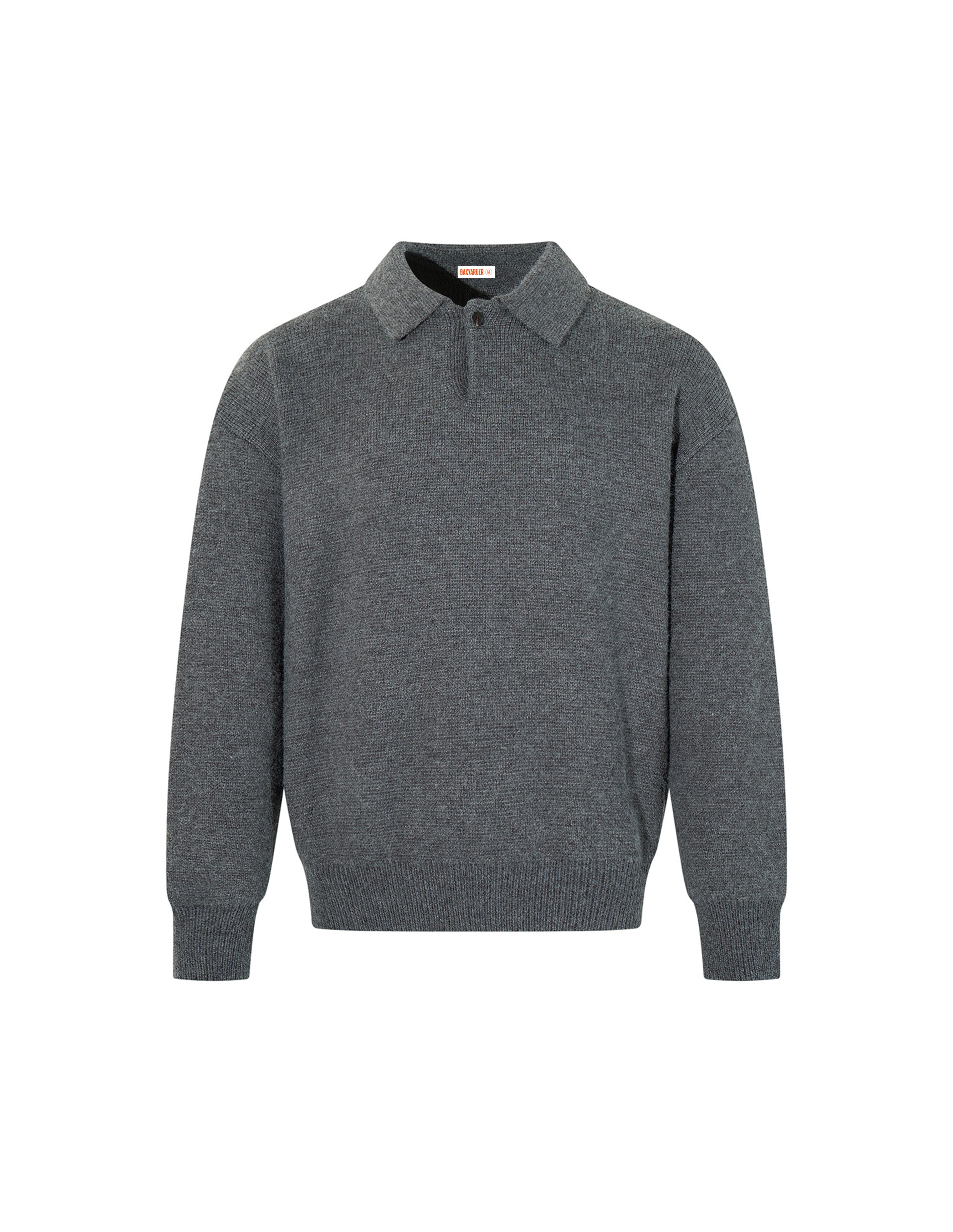 BAKYARDER Casual Polo Collar Pullover Sweater