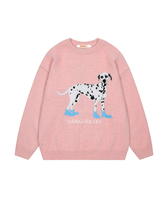 BAKYARDER Vintage Dalmatian Sweater