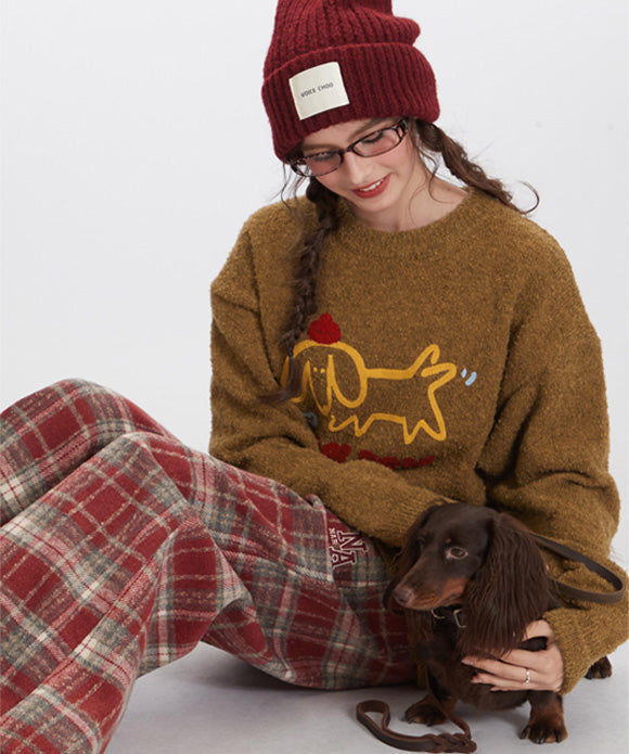 BAKYARDER Vintage Fun Dog Sweater