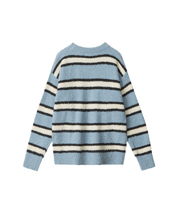 BAKYARDER Vintage Striped Crewneck Sweater