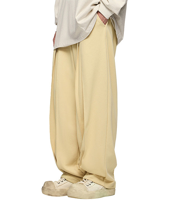 BAKYARDER Wrinkled 3D Loose Casual Pants