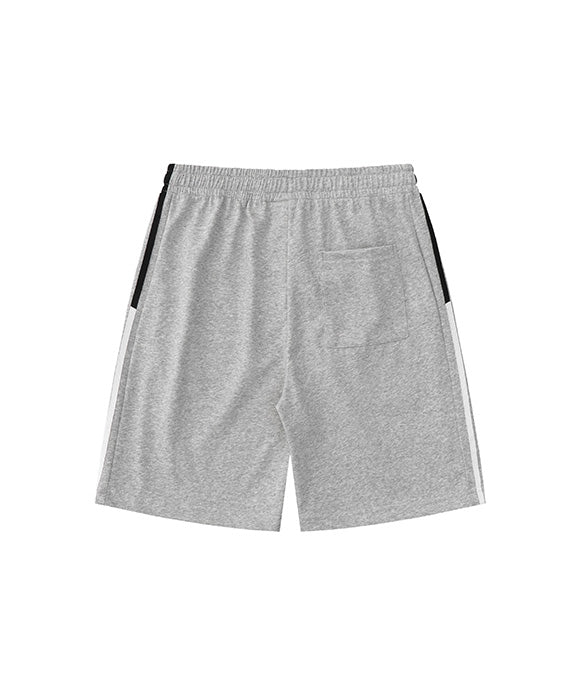 BAKYARDER  Color-blocked Striped Casual Shorts