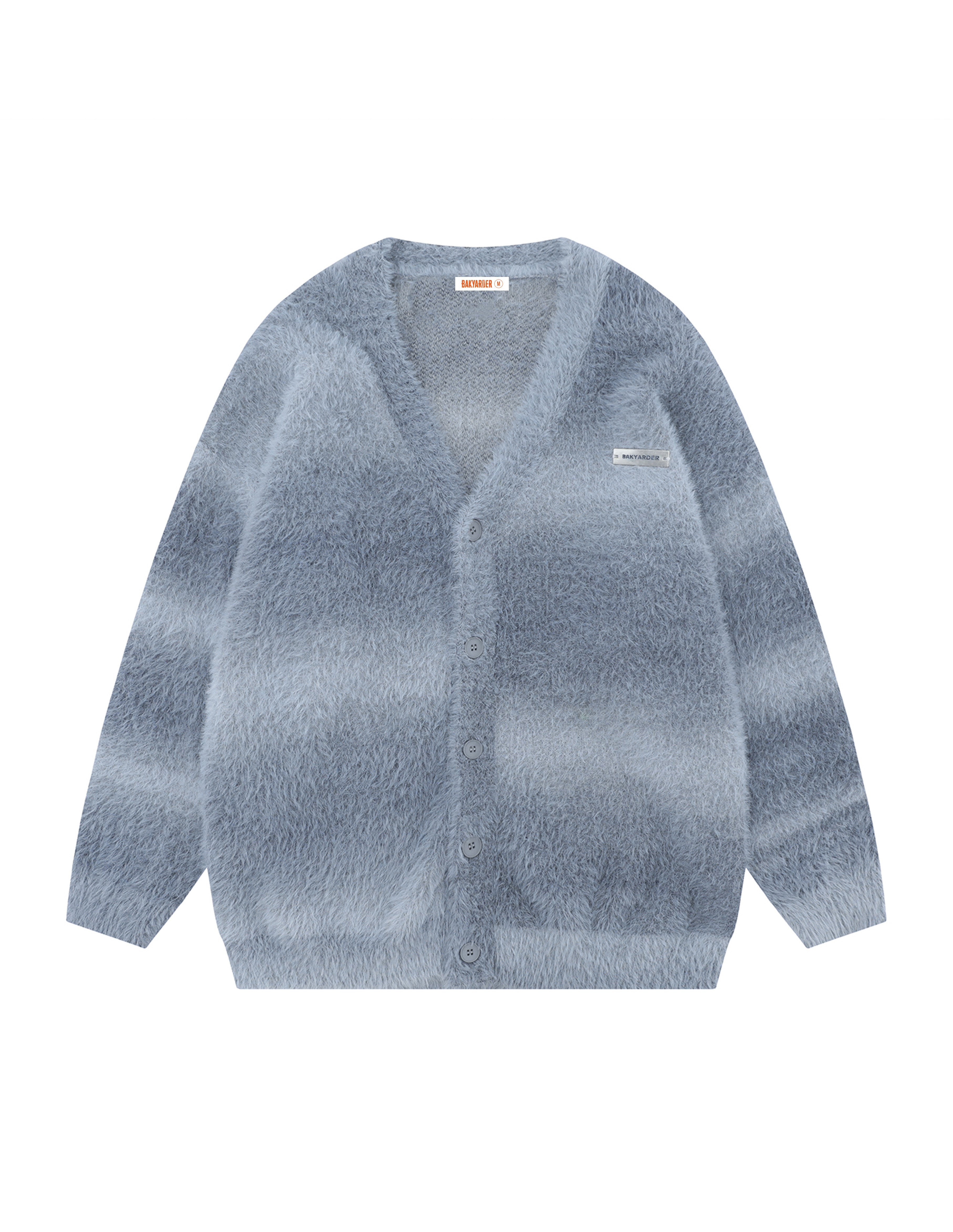 BAKYARDER Color Block Striped Cardigan