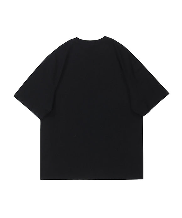 BAKYARDER Bear Print Short Sleeve T-shirt