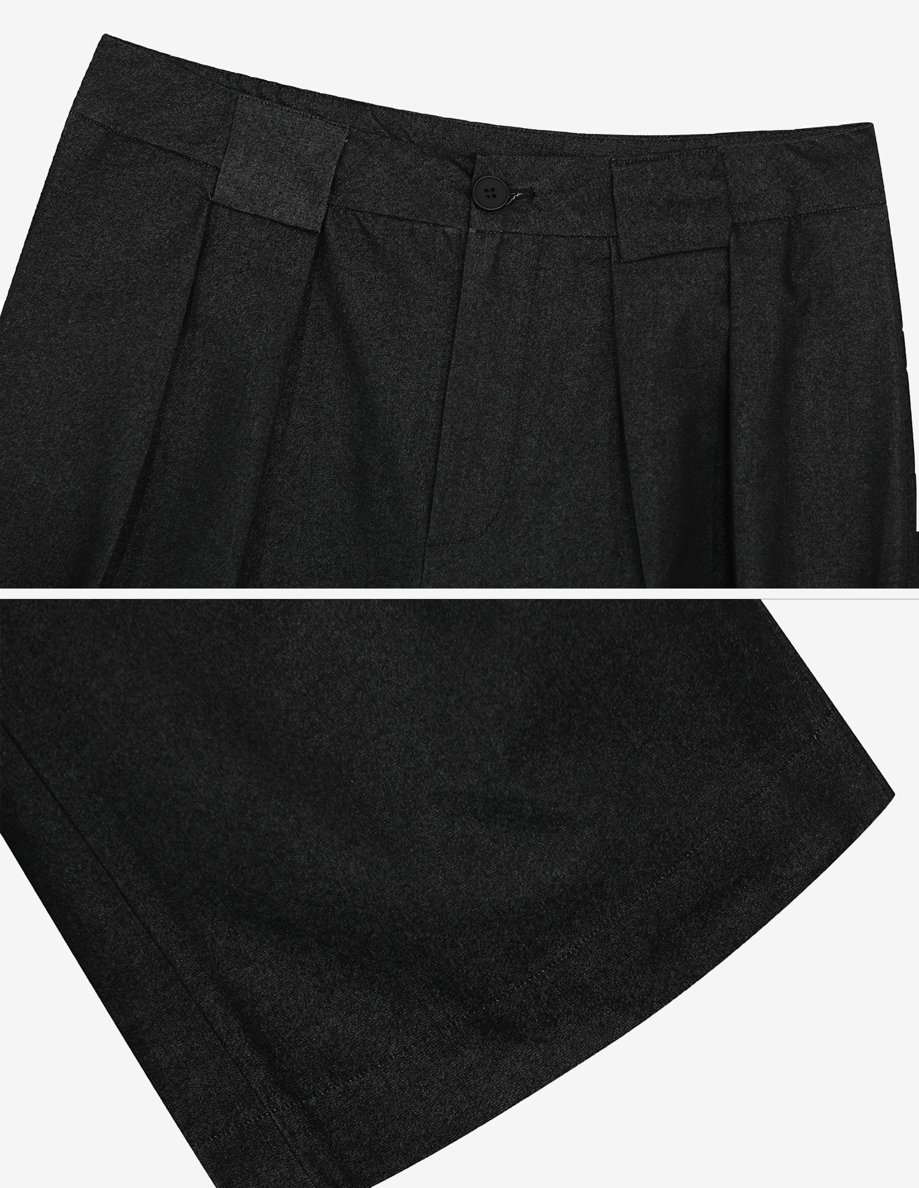 BAKYARDER 3D-Cut Loose-Fit Casual Trousers