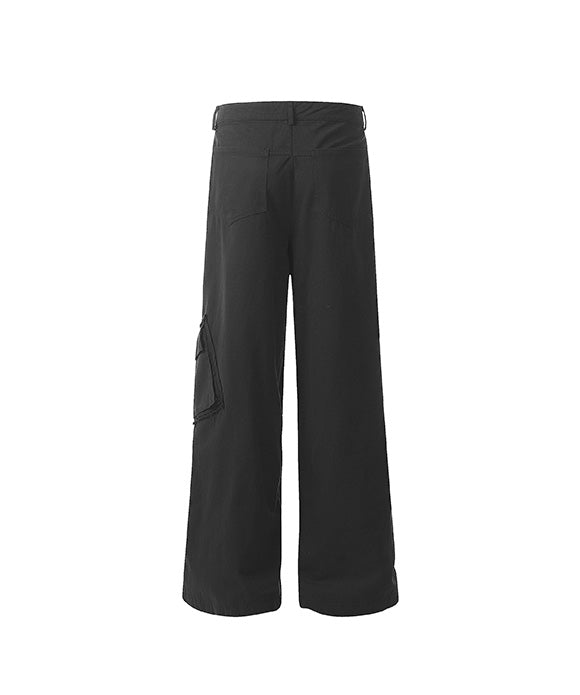 BAKYARDER Vintage Pleated Multi-pocket Utility Pants