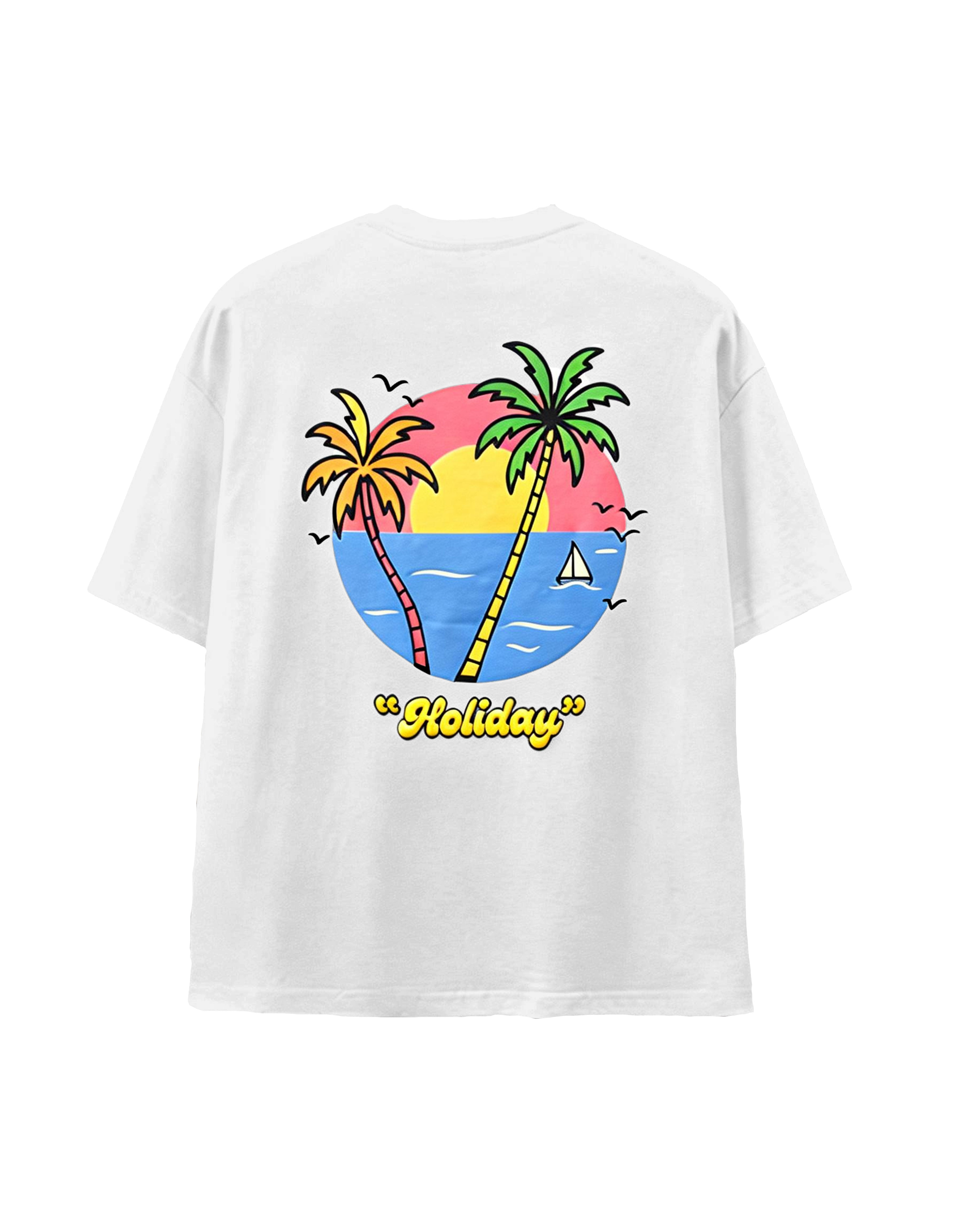 BAKYARDER Island Print T-Shirt