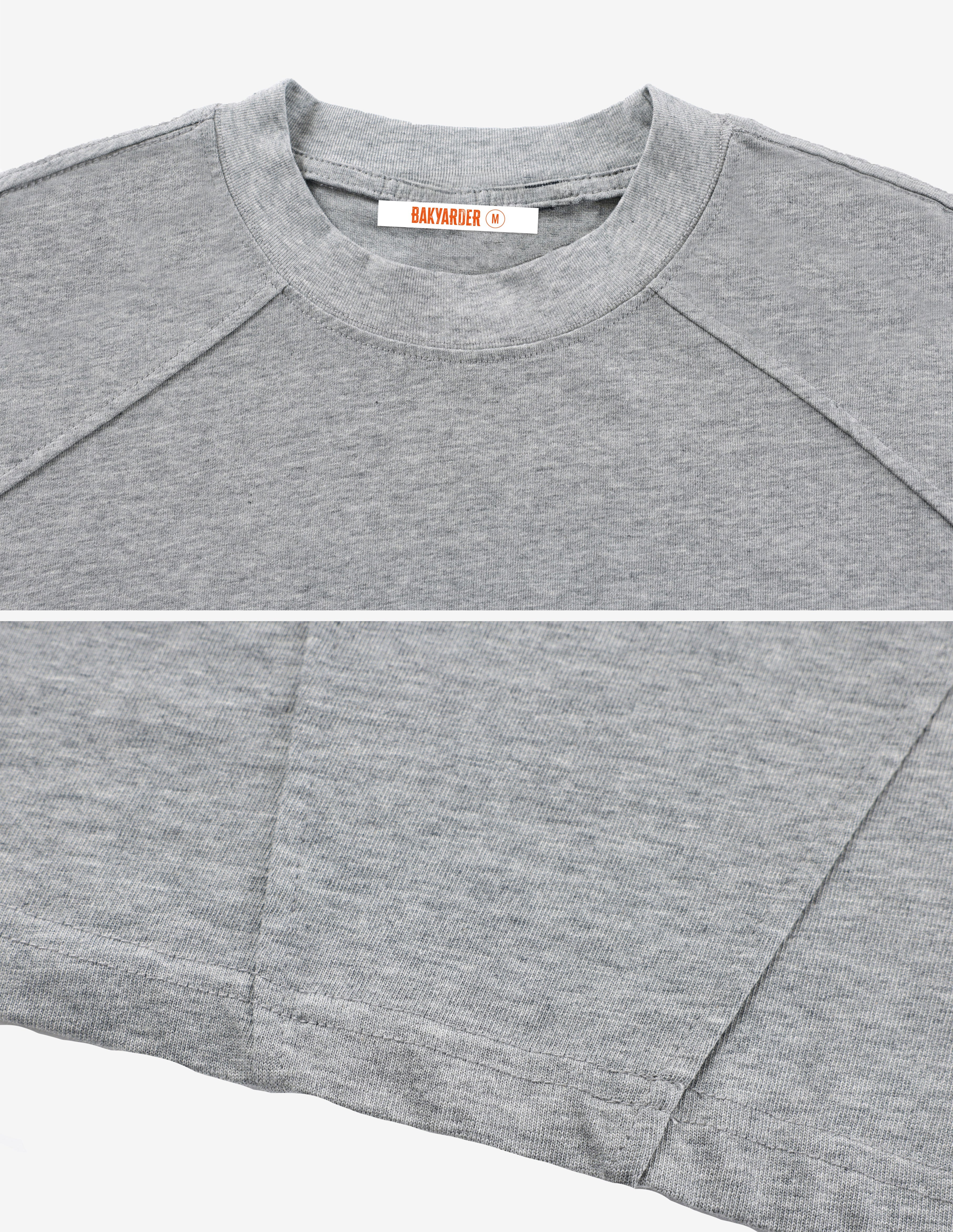 BAKYARDER Deconstructed Patchwork Cotton T-Shirt