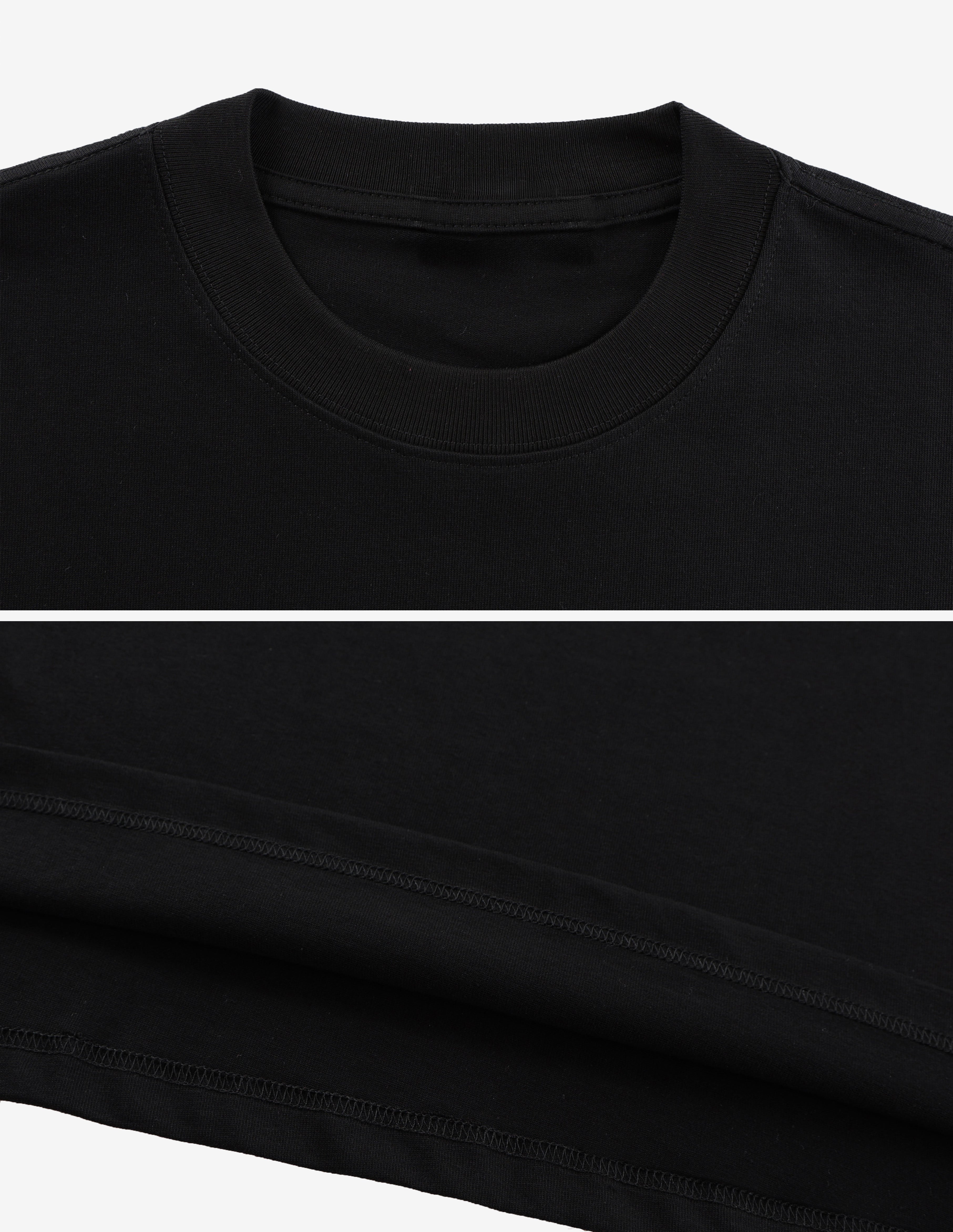 BAKYARDER Airplane Letter Pearl T-Shirt