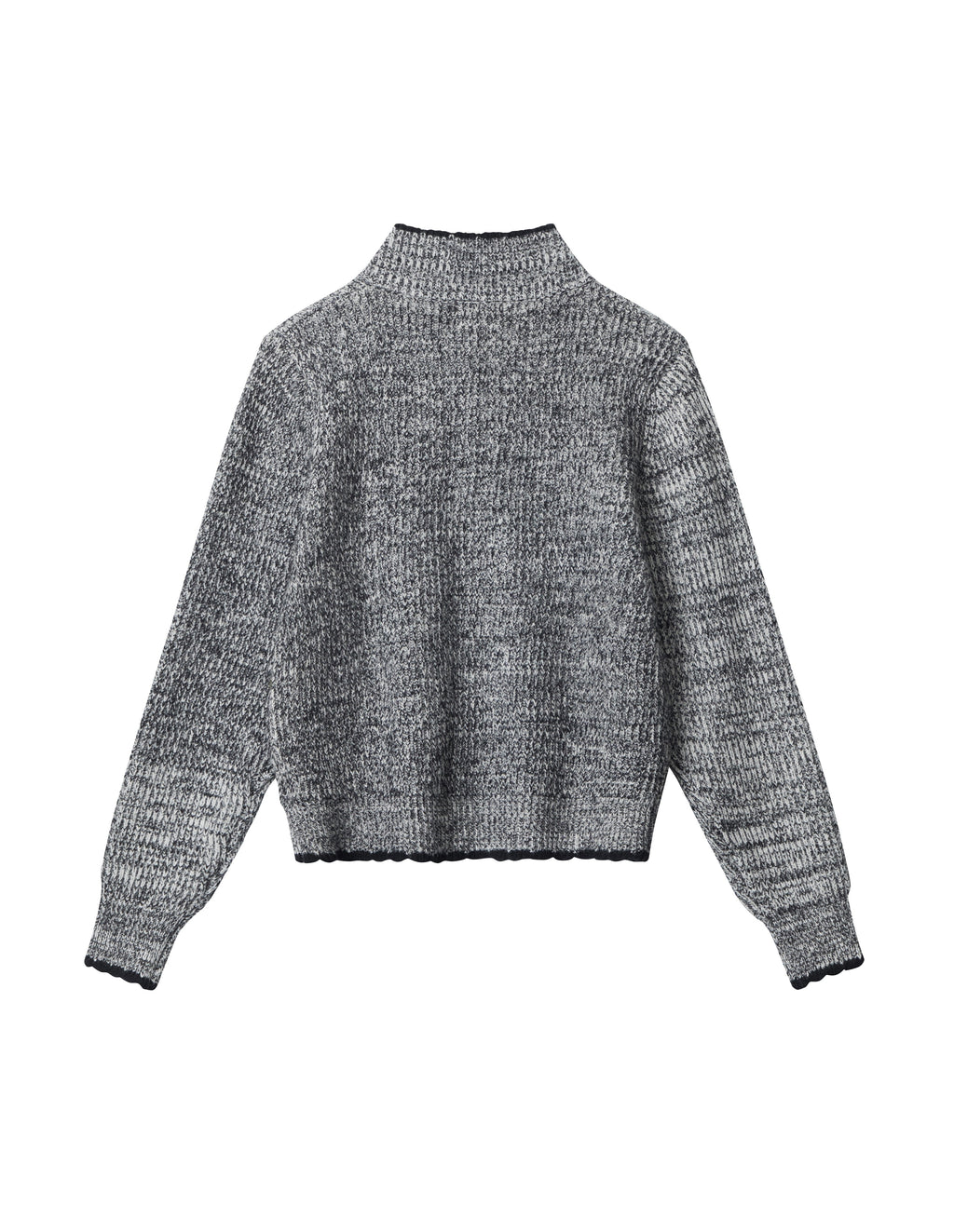 BAKYARDER Mixed Color Knit Cardigan Sweater