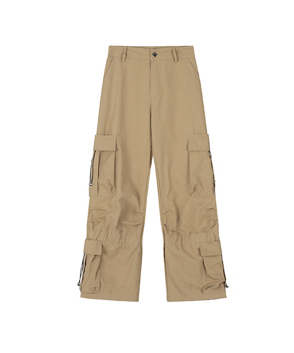 BAKYARDER Vintage Utility Multi-Pocket Pants