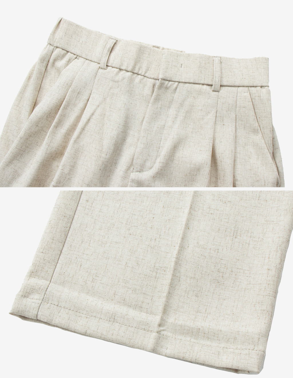 BAKYARDER  straight-leg casual trousers with a belt.