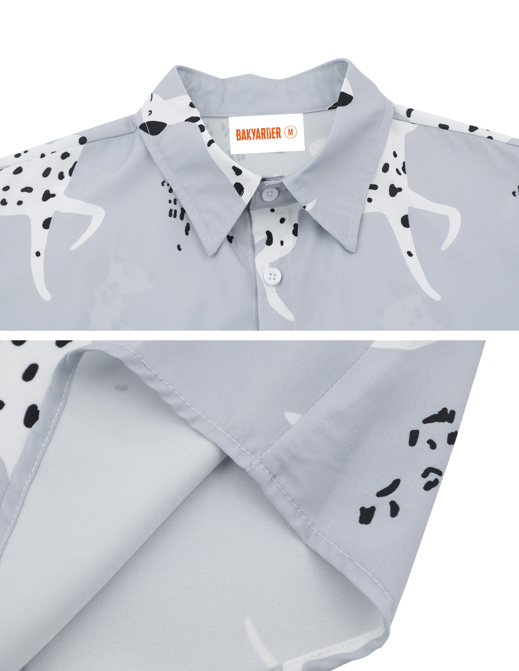 BAKYARDER All-Over Dog Print Shirt