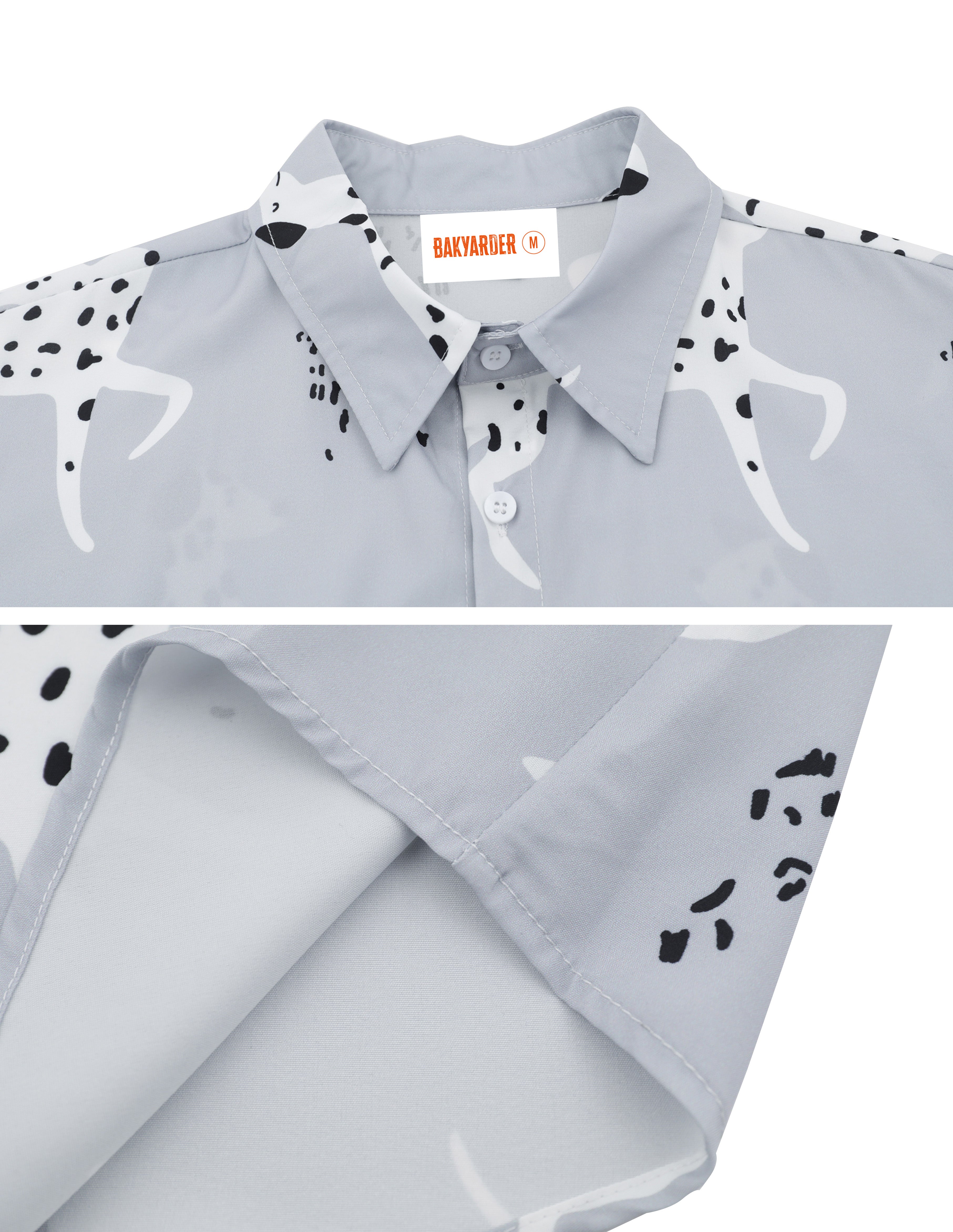 BAKYARDER All-Over Dog Print Shirt