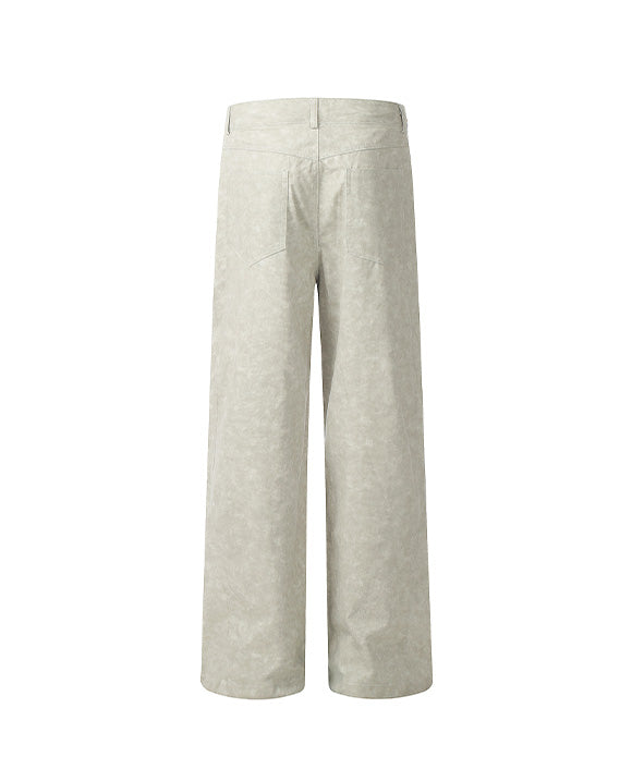 BAKYARDER Vintage Tie-Dye Casual Pants