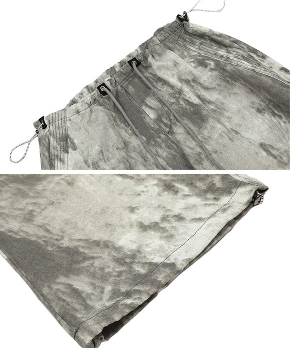 BAKYARDER Vintage Tie-Dye Drawstring Cargo Pants