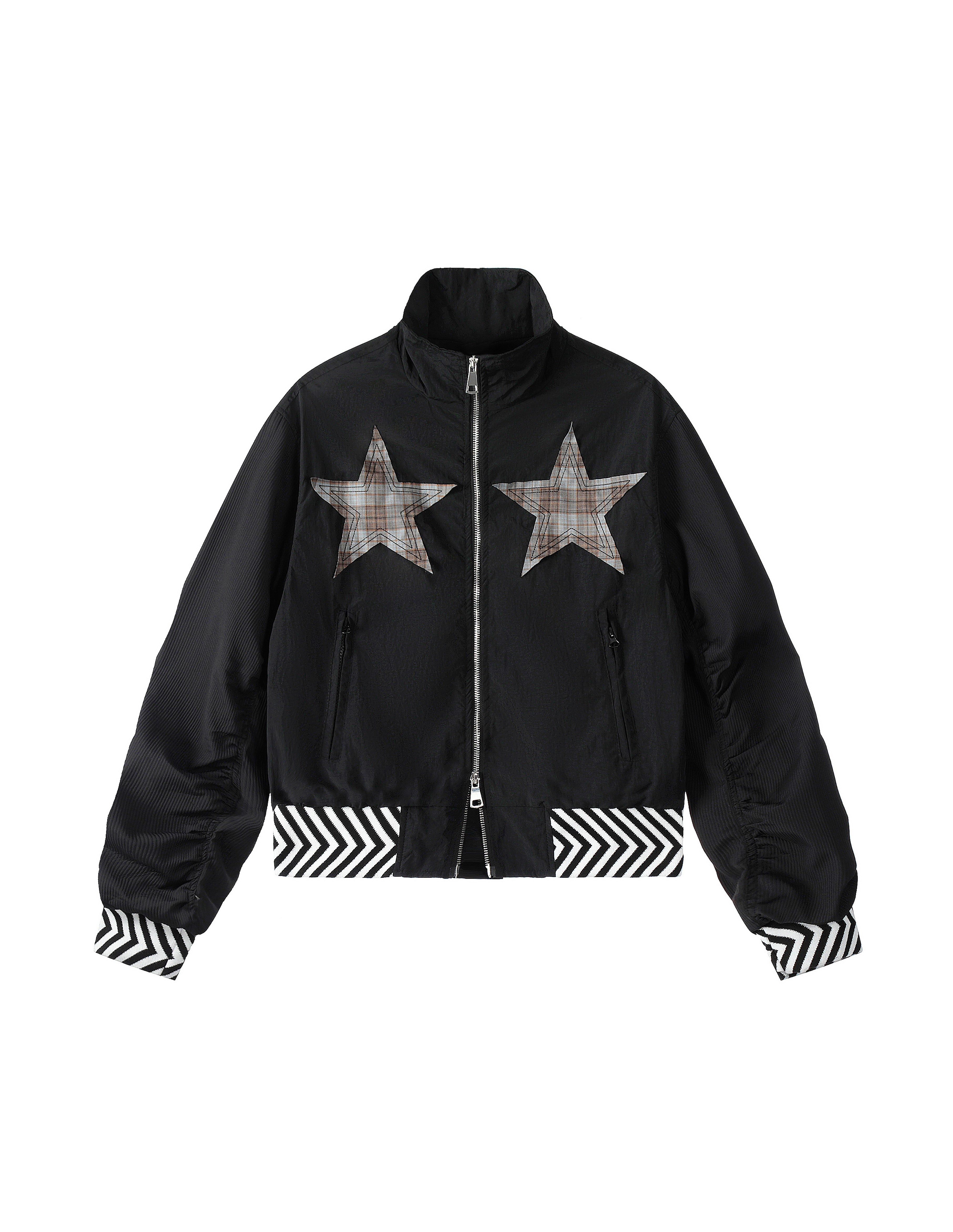 BAKYARDER Vintage Star Patch Jacket