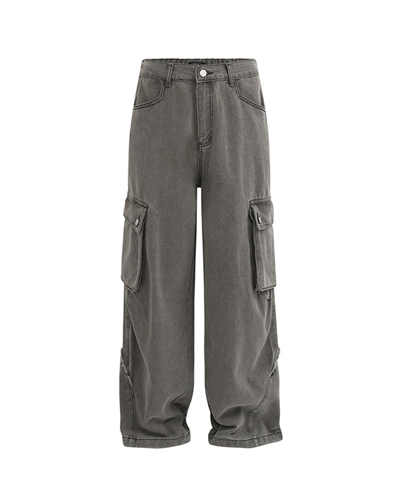 BAKYARDER Vintage Utility Style Cargo Pants