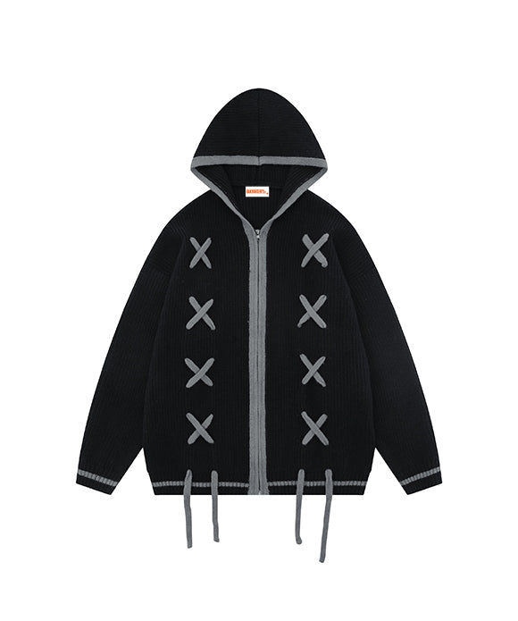 BAKYARDER Vintage Lace-Up Jacket