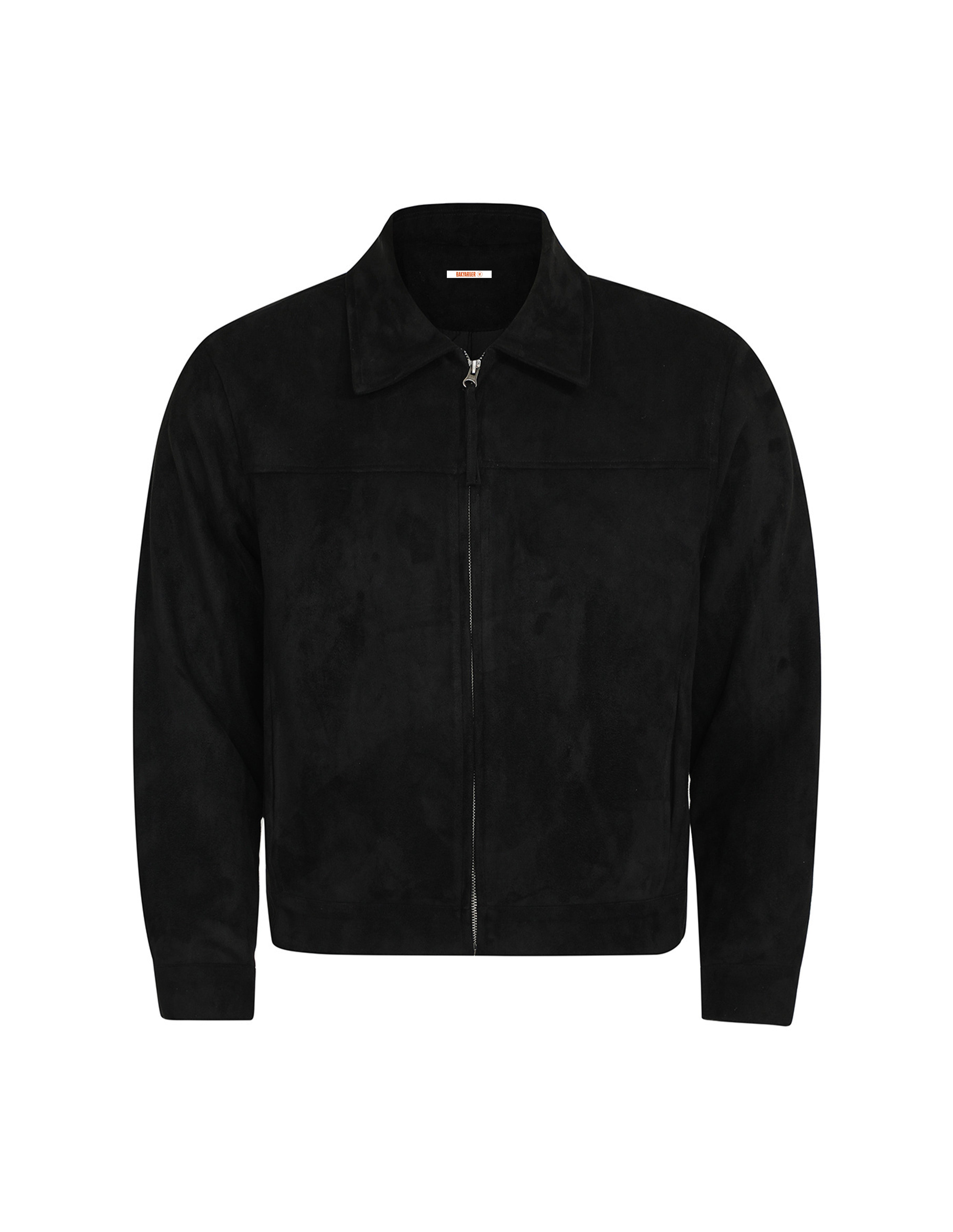 BAKYARDER Vintage Suede Lapel Cropped Jacket