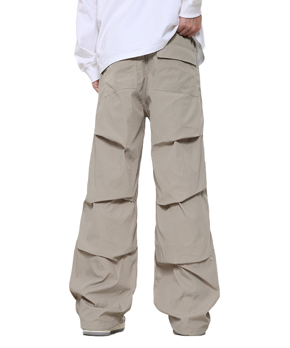 BAKYARDER Vintage Pleated Studded Cargo Pants