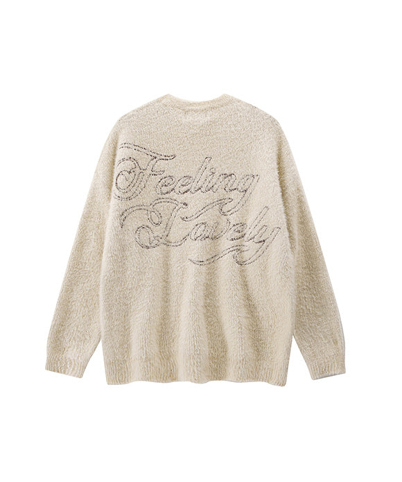 BAKYARDER Vintage Jacquard Crewneck Sweater