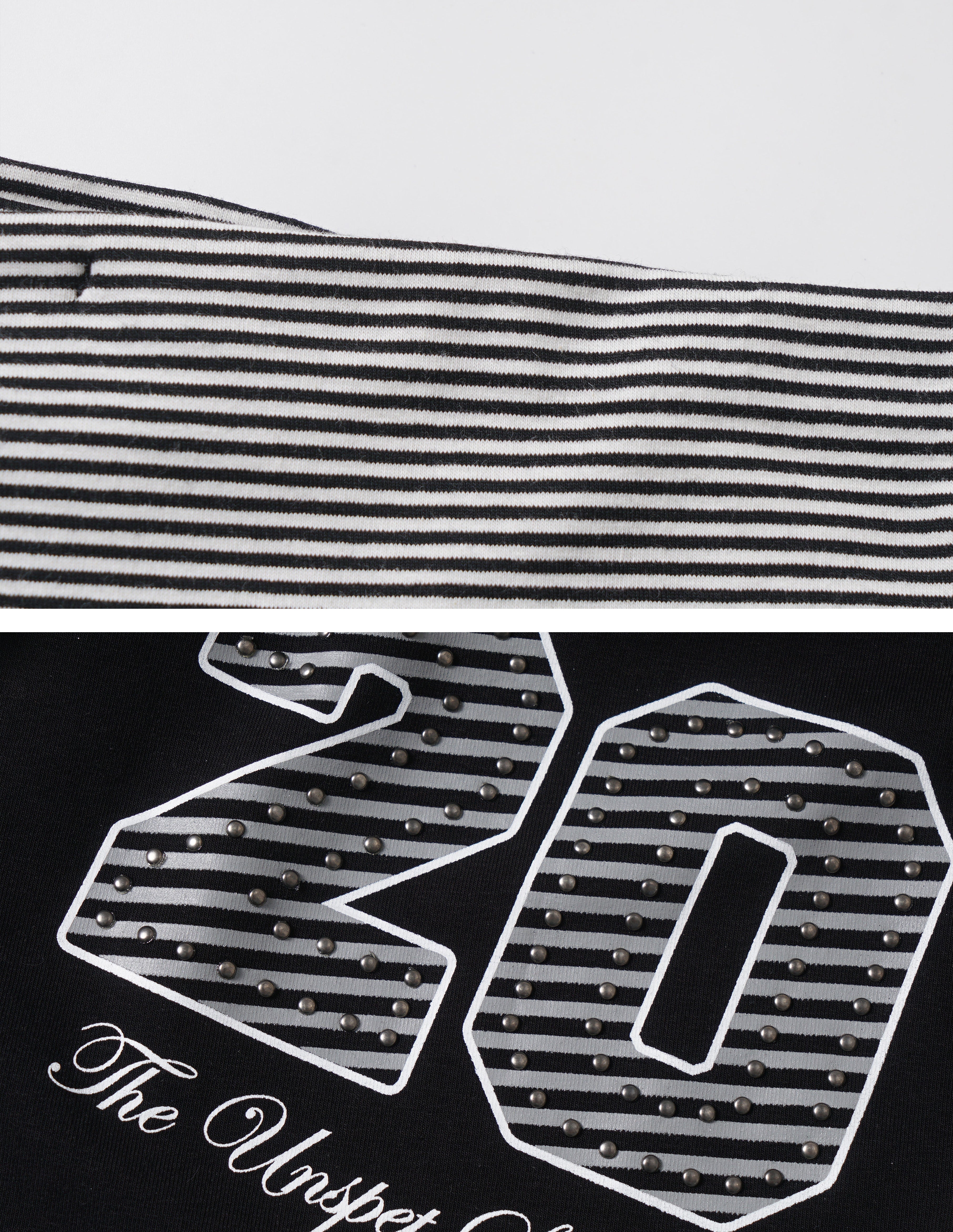 BAKYARDER Asymmetrical Striped One-Shoulder Tank Top