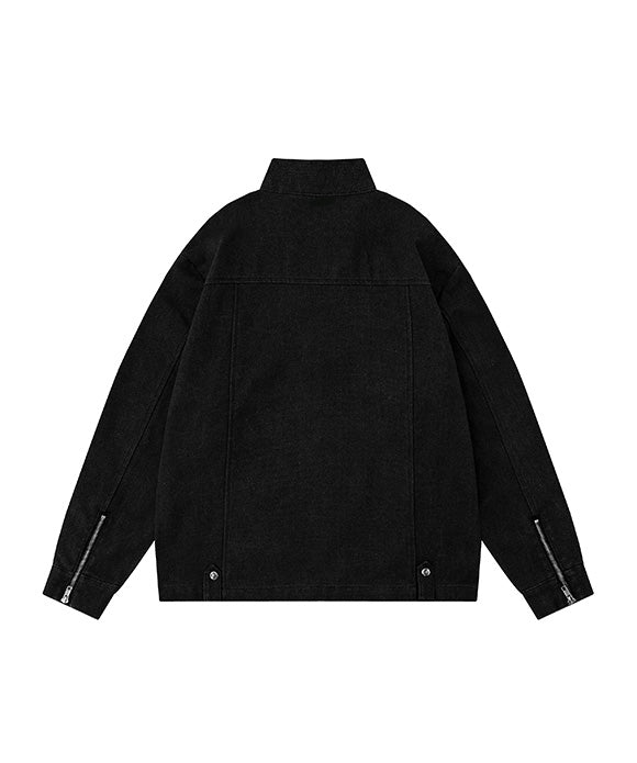 BAKYARDER Vintage Minimalist Denim Jacket