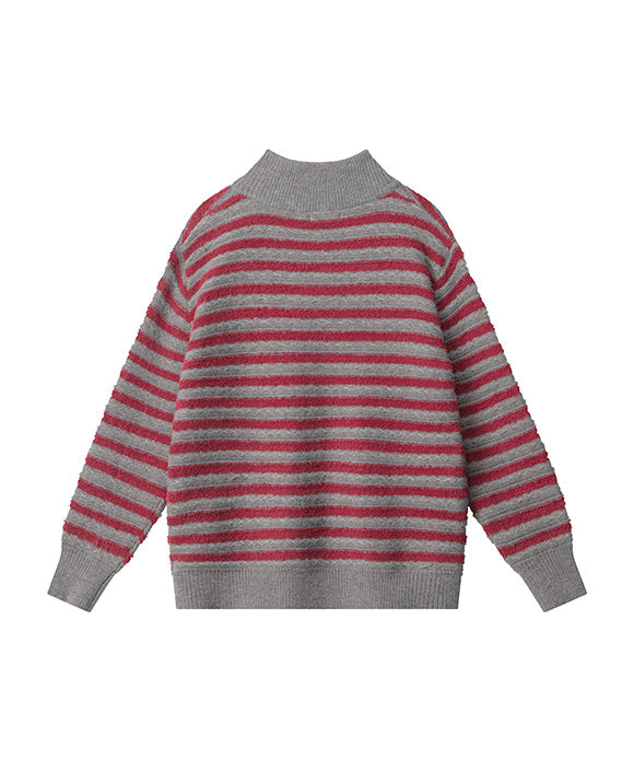 BAKYARDER Vintage Striped Cardigan Sweater