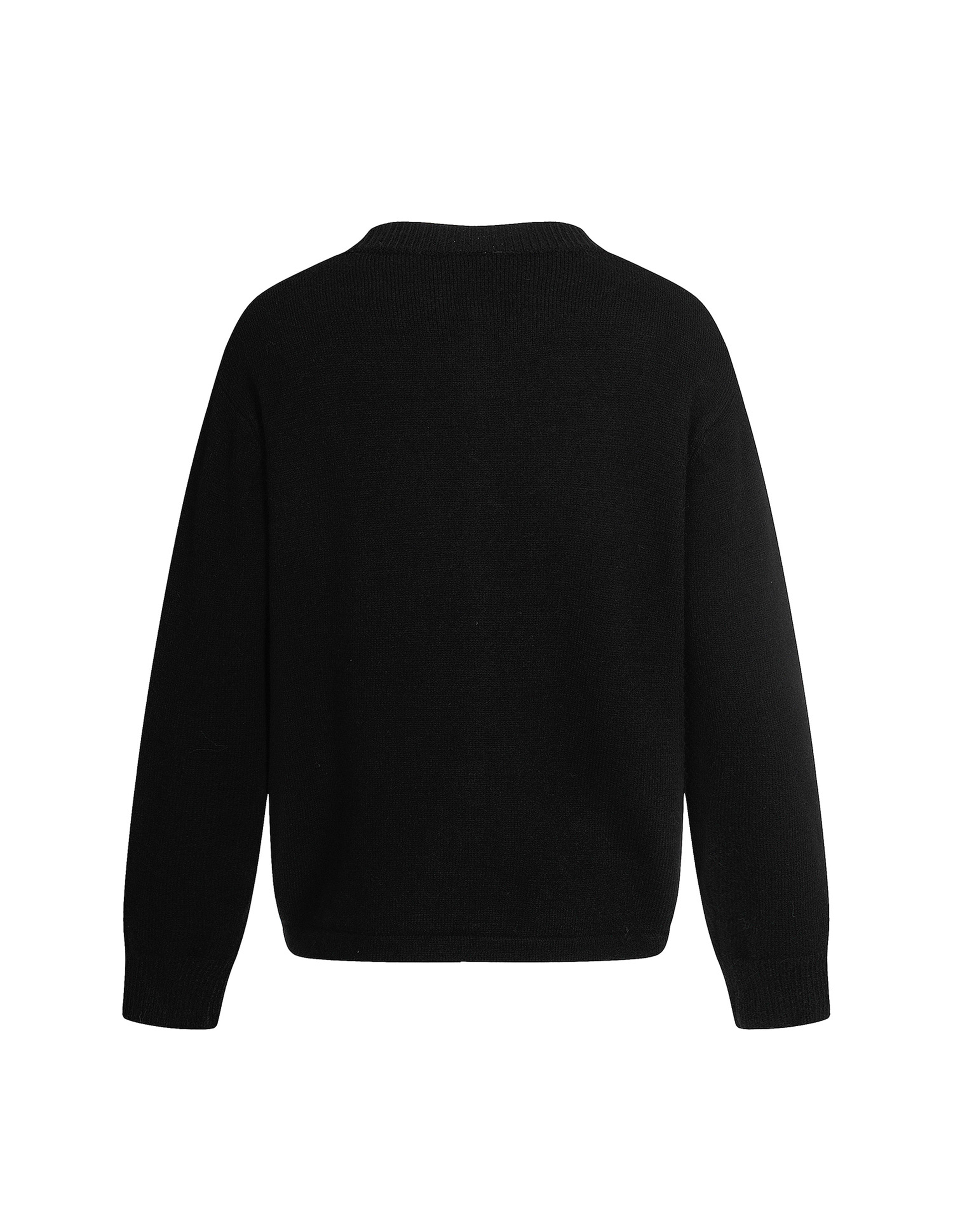 BAKYARDER Vintage Twill Pattern Knit Cardigan