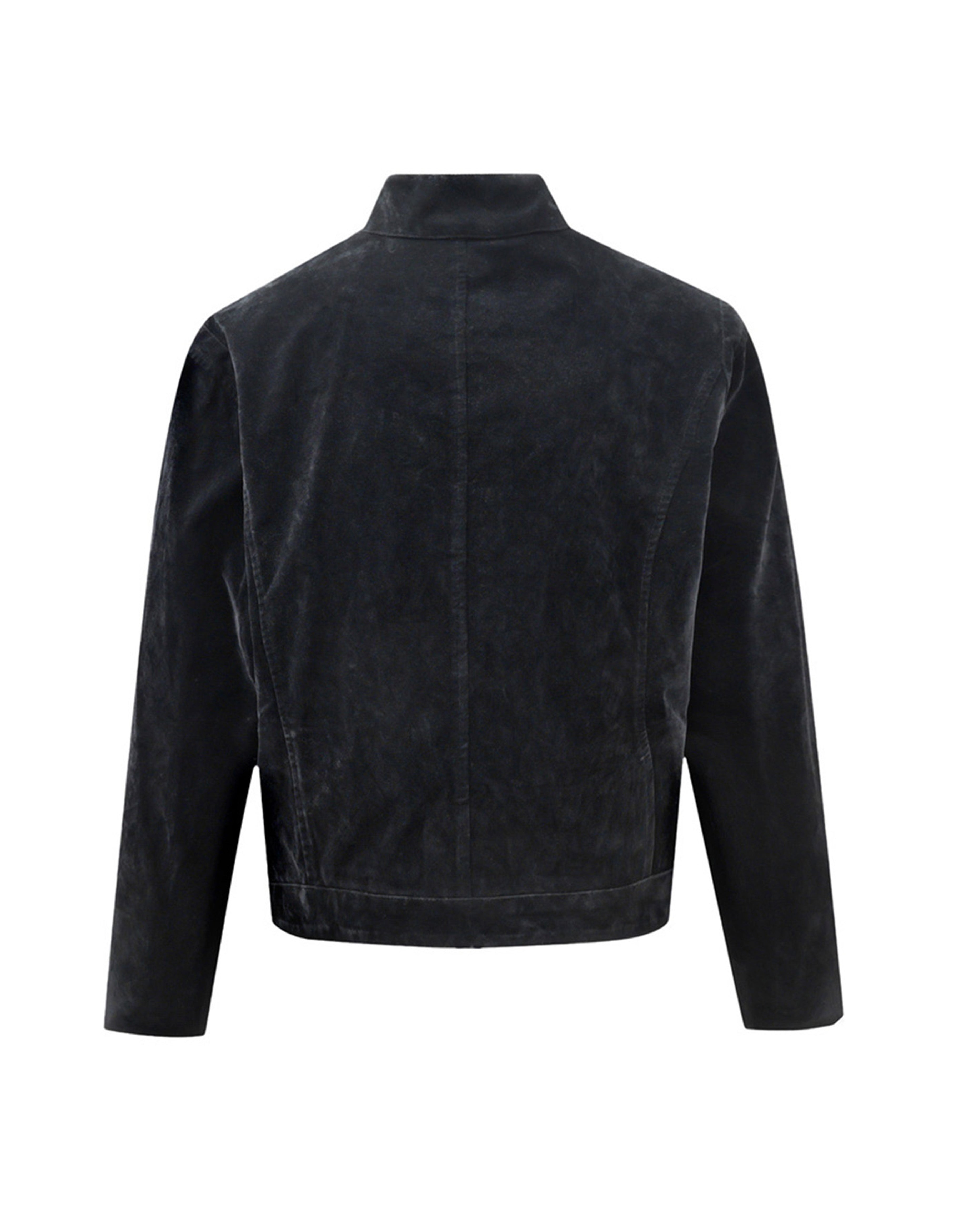 BAKYARDER Vintage Suede Workwear Short Jacket