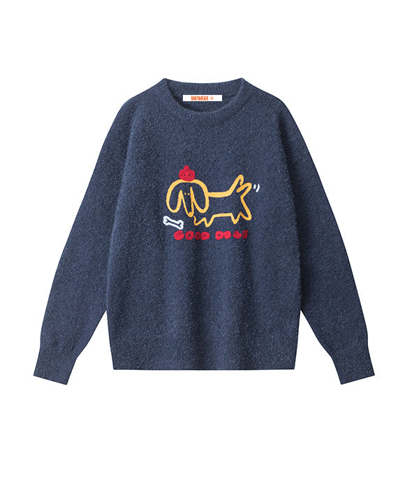 BAKYARDER Vintage Fun Dog Sweater
