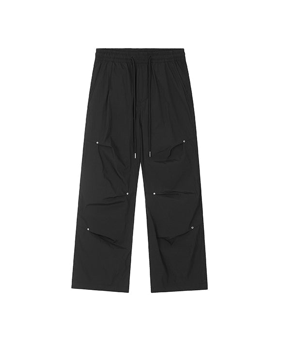 BAKYARDER Vintage Pleated Studded Cargo Pants