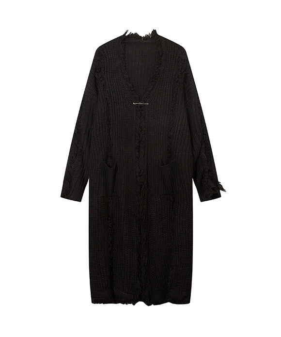 BAKYARDER Vintage Fringe Sweater Jacket