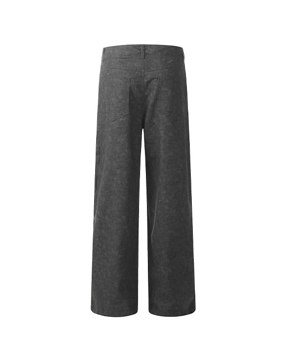 BAKYARDER Vintage Tie-Dye Casual Pants