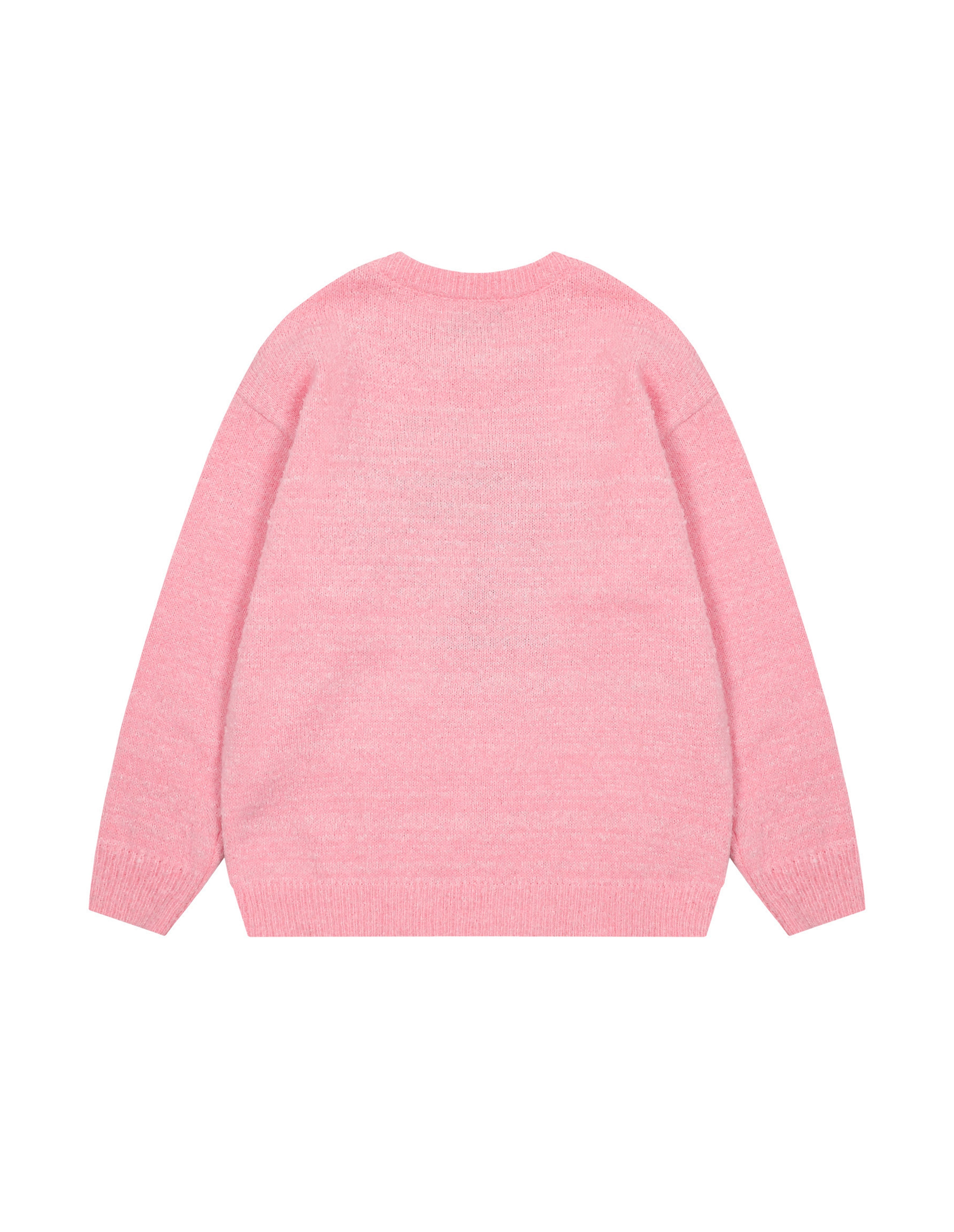 BAKYARDER Bow Jacquard Sweater