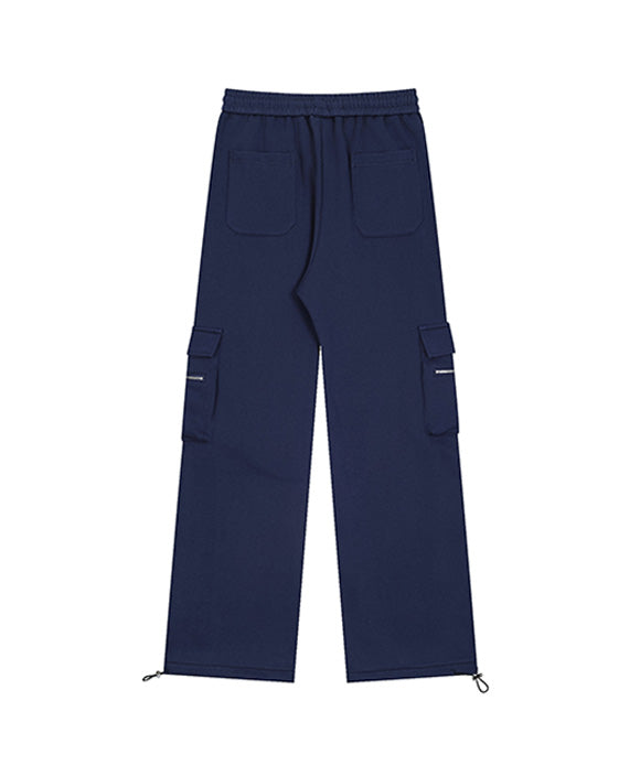 BAKYARDER  Vintage Multi-Pocket Striped Pants