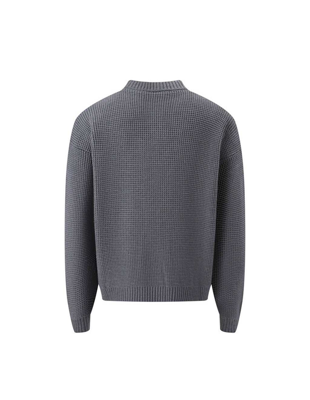 BAKYARDER Waffle Knit Pullover Sweater