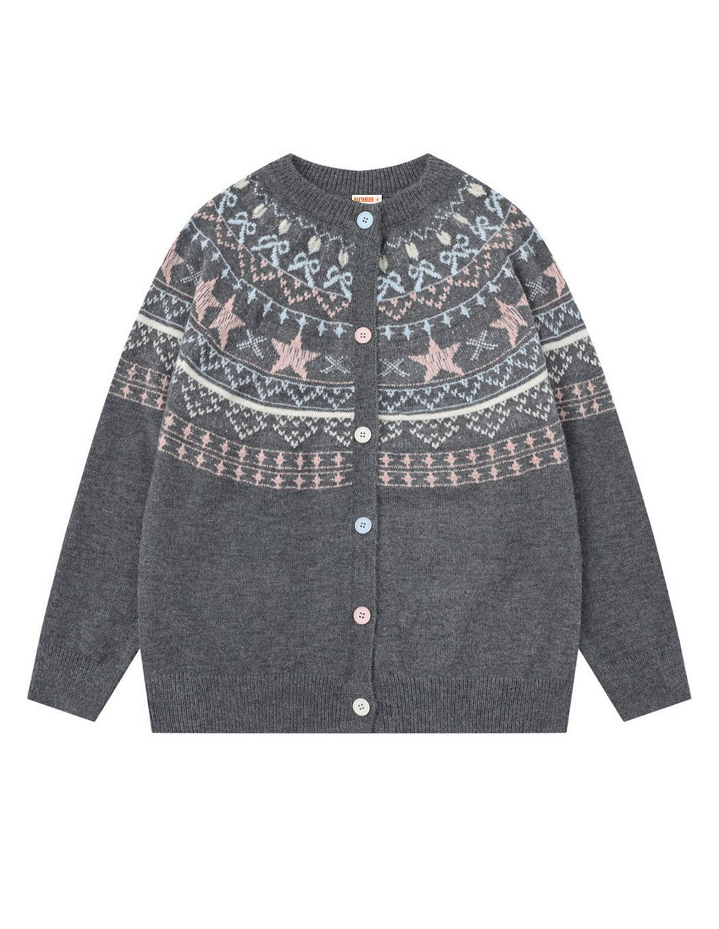 BAKYARDER Bowknot Star Cardigan Sweater