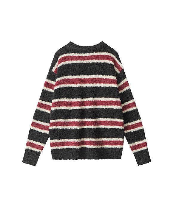BAKYARDER Vintage Striped Crewneck Sweater