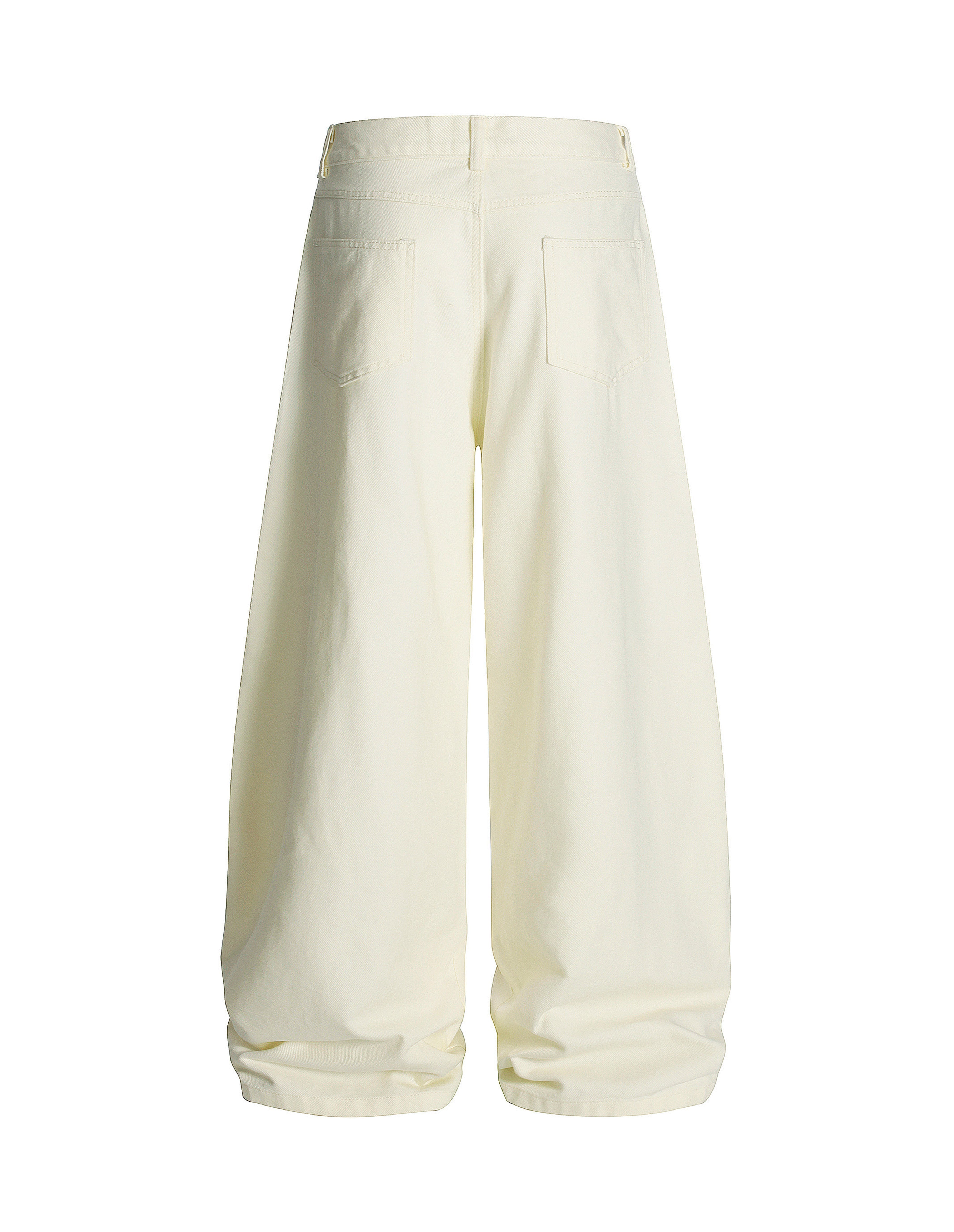 BAKYARDER Cartoon Embroidered Patch Barrel Cargo Pants