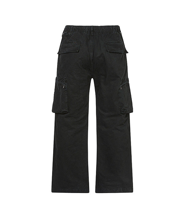BAKYARDER Vintage Pleated Multi-Pocket Cargo Pants