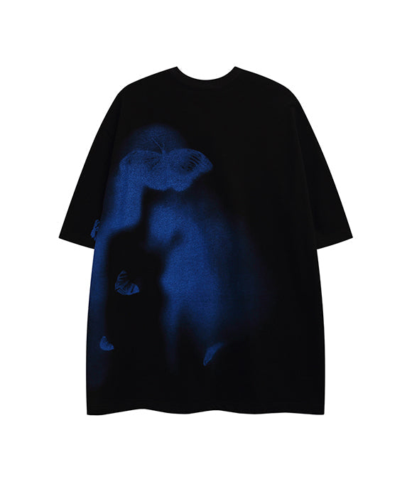 BAKYARDER Abstract Butterfly Print Tee