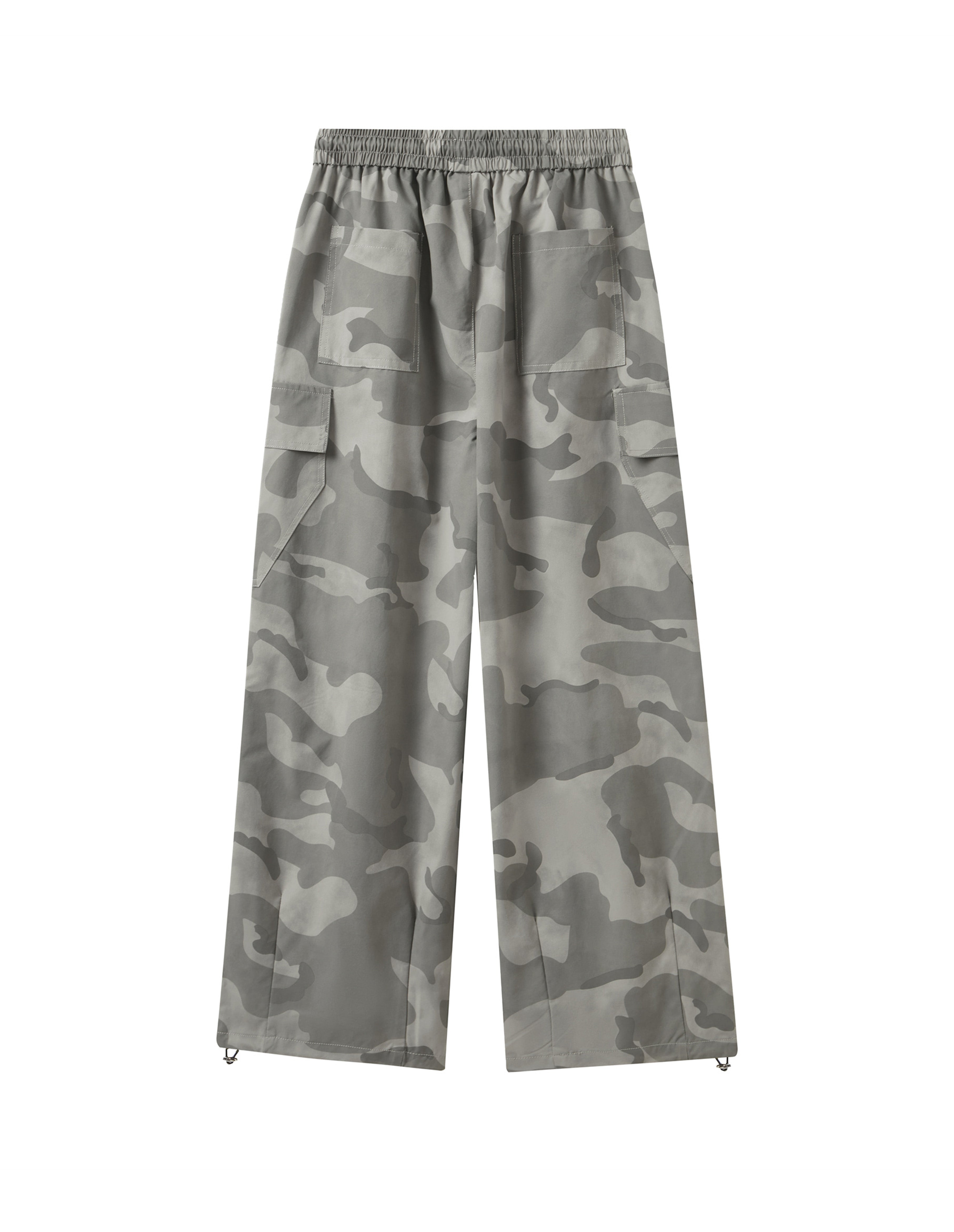 BAKYARDER Vintage Pleated Camouflage Cargo Pants