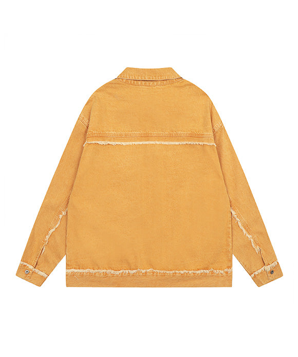 BAKYARDER Vintage Washed Denim Jacket