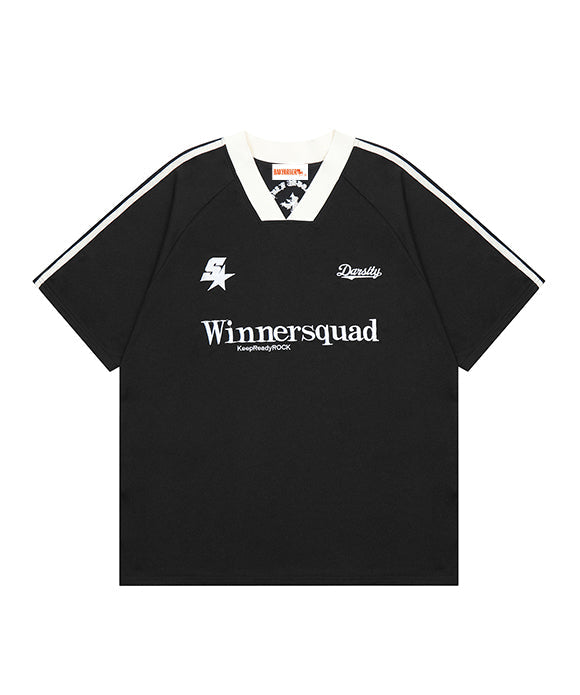 BAKYARDER Color Block Heavyweight Short Sleeve T-shirt