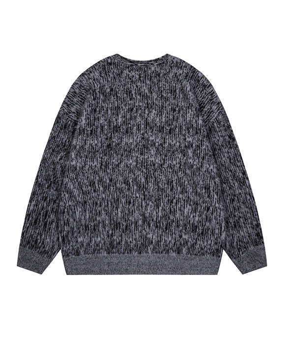 BAKYARDER Vintage Star Jacquard Cardigan Sweater